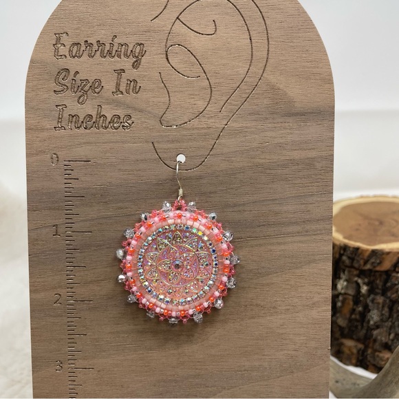 Beaded Native American Earrings - Picture 6 of 6